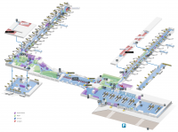Зона вылета the airport Brussels Airport