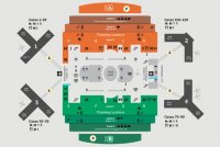 Terminal layout the airport Orlando International Airport