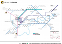 Маршруты поездов и линий метро из/в аэропорт Хитроу the airport London Heathrow Airport